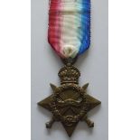 1914-15 Star named 3694 PTE T. WILSON. D. OF LANC.O.Y. Duke of Lancaster’s Own Yeomanry. Later