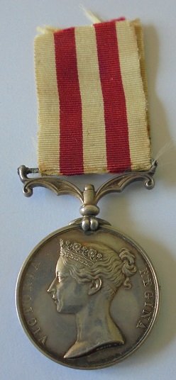 Indian Mutiny Medal, no bar, named to Major J.E. Hughes, 47th Madras Native Infantry. Who recaptured