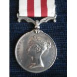 Indian Mutiny Medal, no clasp (LIEUT A.J. DOIG, 15TH BOMBAY N.I.). Born at Belgaum, India, son of