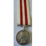 Indian Mutiny Medal, no bar, named to J. Hentson, Carpenters Crew, Indian Naval Brigade, HMPV