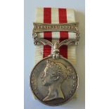 Indian Mutiny Medal, no bar, named to Major W.F. Eden. (the unit has been erased) Major, later