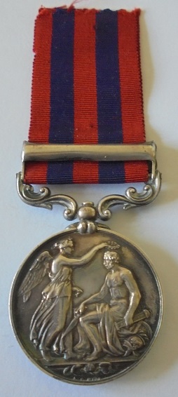 India General Service Medal 1854, clasp Persia named to J. Pedden, 78th Highlanders. Wounded in a - Image 3 of 4