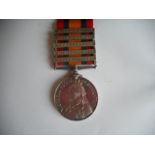 Queens South Africa Medal, five clasps, Cape Colony, Orange Free State, Transvaal, South Africa 1901