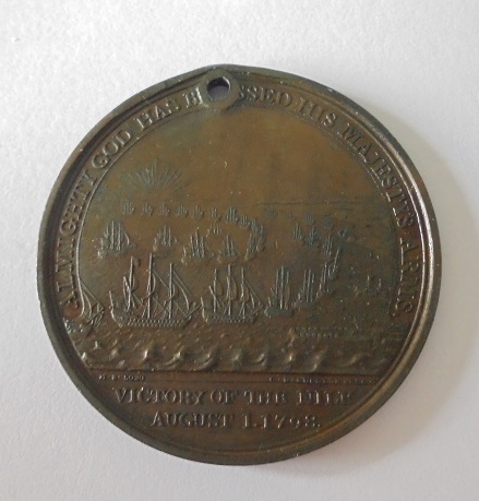 Davison’s Nile Medal in Bronze, suspension hole at 12 o’clock otherwise Extremely fine - Image 3 of 4