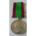 Afghanistan Medal 1878, no clasp, named to 1315 Private A. Walters, 2nd-11th Regiment. (Devon