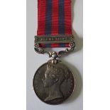 India General Service Medal 1854, clasp Burma 1885-7, named in engraved running script to 2703