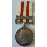 Indian Mutiny Medal, clasp Delhi, named to James McKeon, 1st European Bengal Fusiliers. McKeon