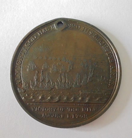Davison’s Nile Medal in Bronze, suspension hole at 12 o’clock otherwise Extremely fine - Image 4 of 4
