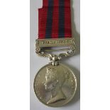 India General Service Medal 1854, clasp Burma 1885-7, named in engraved running script to 199