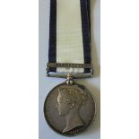 Naval General Service Medal 1848, clasp Martinique named to John Lee Harwood. A unique name on the