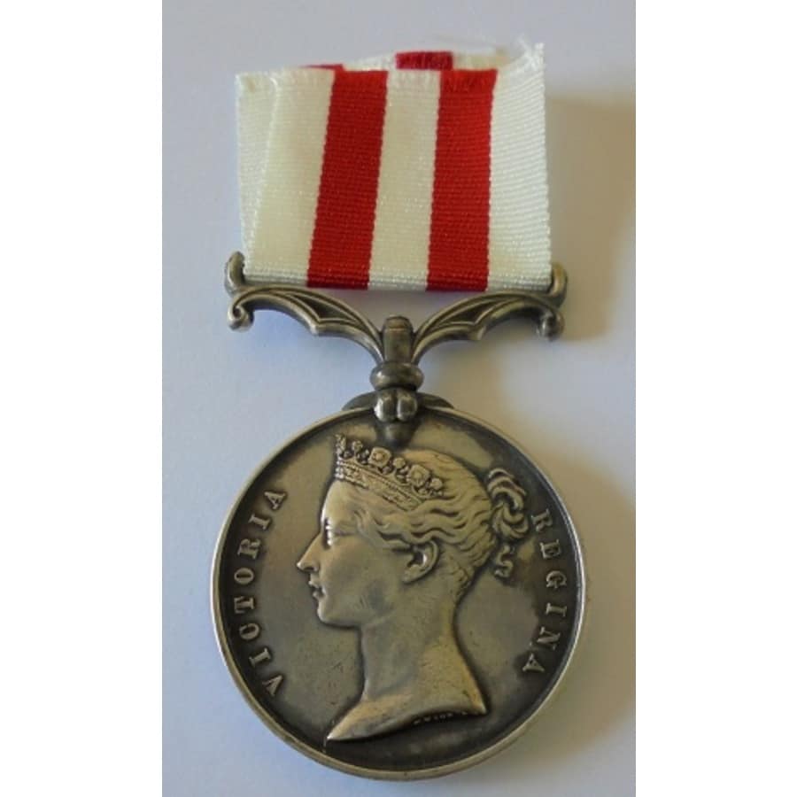 Indian Mutiny Medal, no clasp to Drummer D. McGuire, 29th Regiment. Daniel McGuire was born in