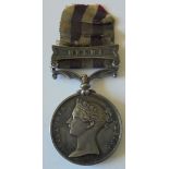 Indian Mutiny Medal, clasp Delhi, named to Andrew Wilson, 2nd European Bengal Fusiliers, who was