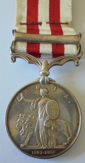 Indian Mutiny Medal, no bar, named to Major W.F. Eden. (the unit has been erased) Major, later - Image 3 of 4