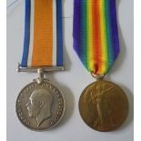 Private H.J. Easton, Surrey Yeomanry. British War Medal and Victory Medal both named to 2206 Private