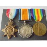 Private J. Pike, Yorkshire Light Infantry. 1914 Star, British War Medal and Victory Medal all