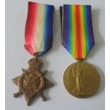 A Mons Star and Victory Medal to Corporal J. Willis, 1st Battalion, Somerset Light Infantry, who was