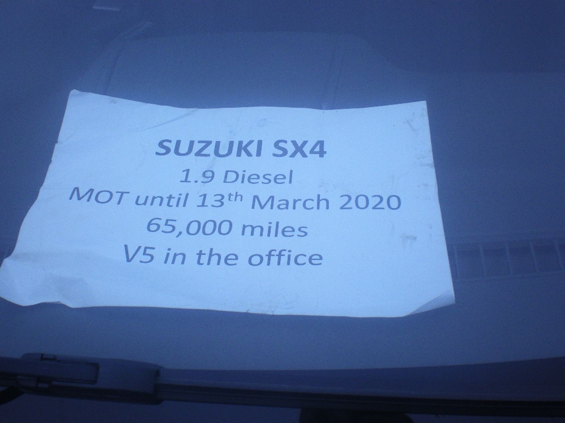 SUZUKI SX4 1.9 DIESEL CAR - Image 4 of 4