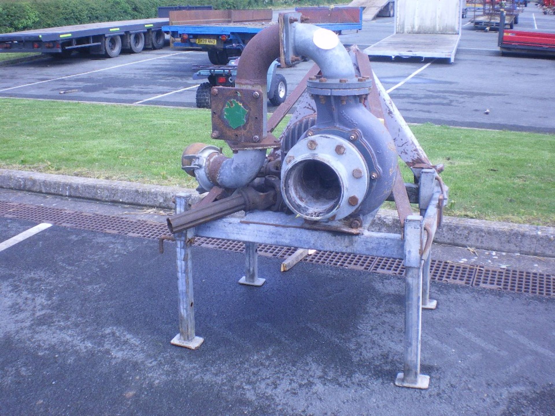 BAUER HD SLURRY PUMP C/W STAND