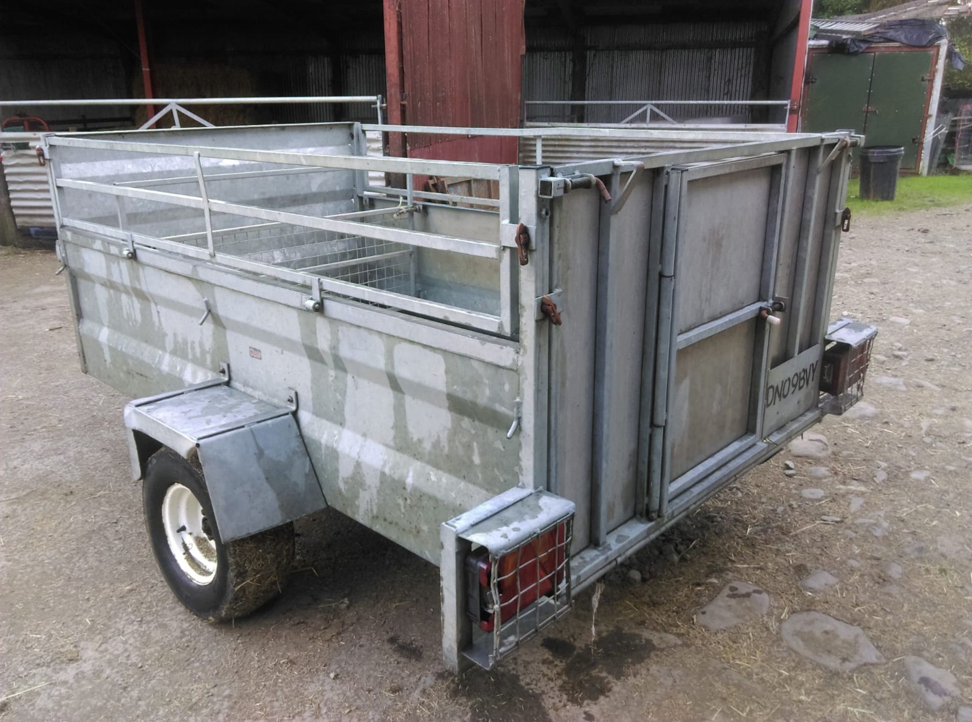 8FT x 4FT GALVANISED GAMIC TRAILER