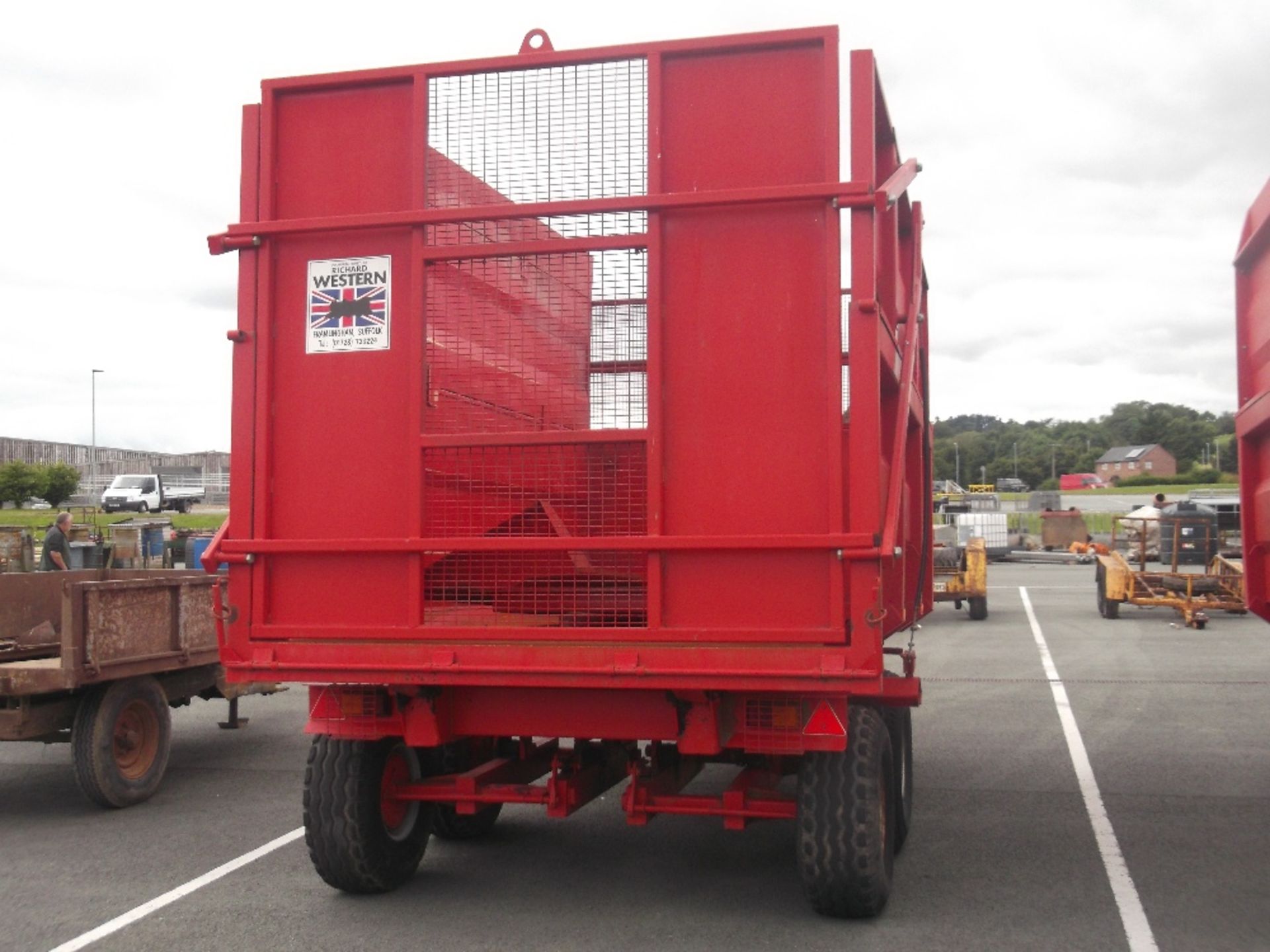 8TON RICHARD WESTERN 1997 SILAGE TRAILER - Image 3 of 4