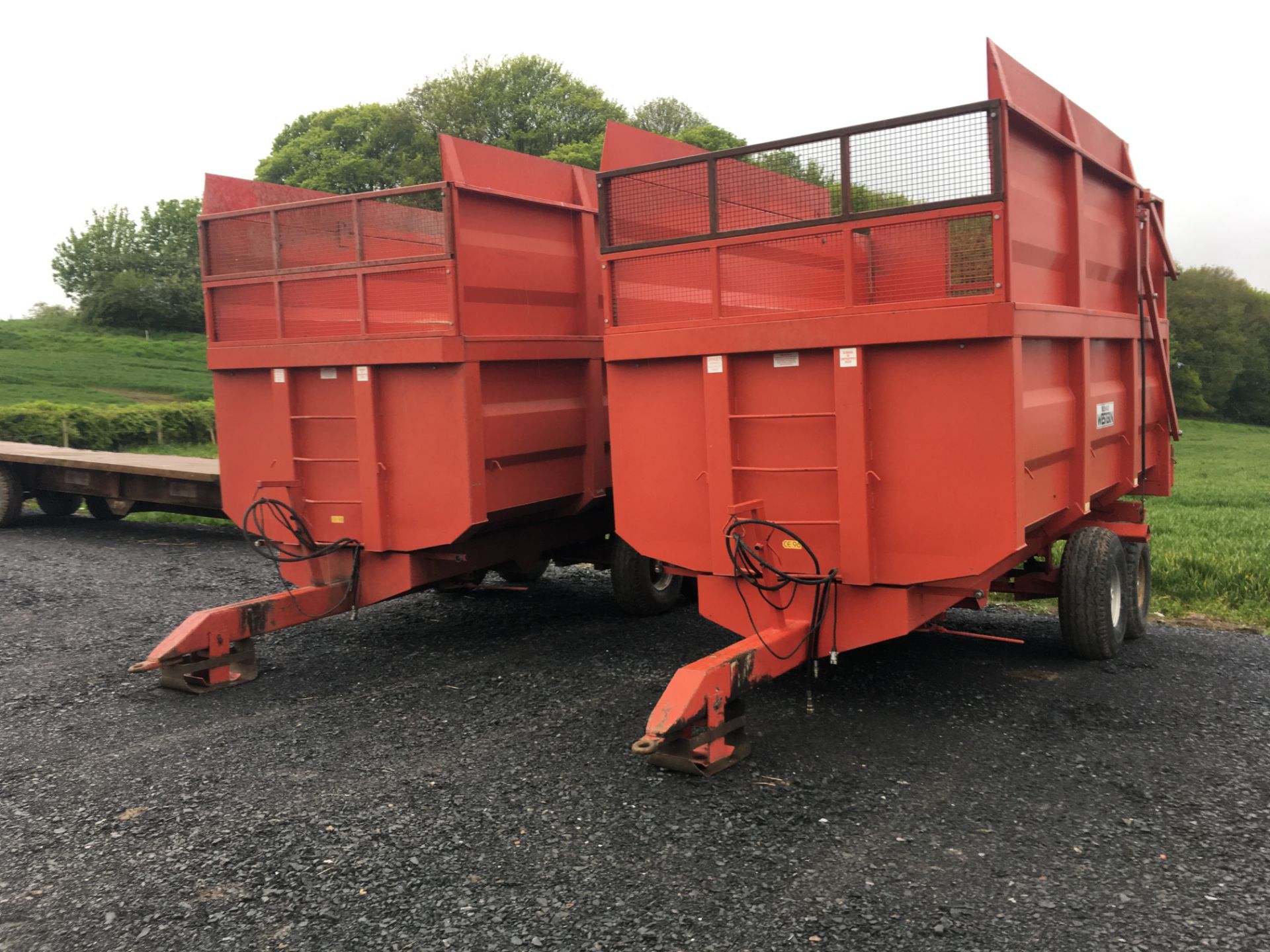 8TON RICHARD WESTERN 1997 SILAGE TRAILER