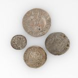 4 Kleinmünzen.1 Mariengroschen - Braunschweig-Calenberg-Hannover, 1636-1641.Georg Herzog zu