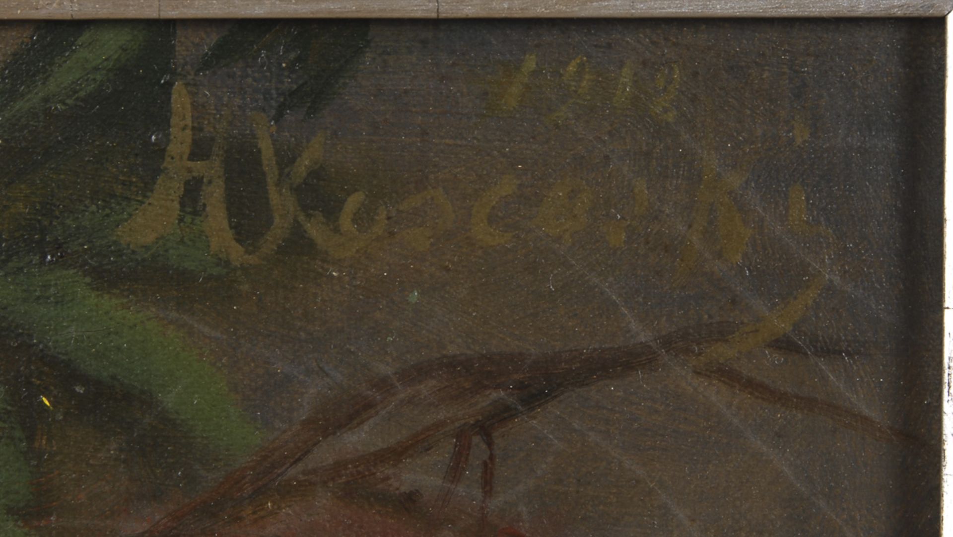 ROSZEZEWSKI, Henri Dominik: Mädchen beim Kirschen essen.Öl/Leinwand, rechts oben signiert/datiert: - Image 4 of 5