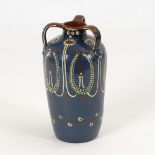 Kleine Jugendstil-Vase, P.A. WRANITZKY / BÖHMEN.Pressmarke "P.A.W.", ab 1874, Modell-Nr. 932 5.