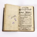 Gruber, Johann Sebastian: "Mathematische Friedens- und Kriegsschule".Nürnberg 1705, verlegt bei