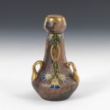 Vase mit Emailmalerei, LEGRAS & CIE.Verreries de St. Denis et de Pantin Réunies, Legras & Cie, um