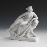 Ariadne auf Panther, PASSAU.Geprägte Krummstabmarke, ab ca. 1907 - ca. 1922. Modell-Nr. 2380.