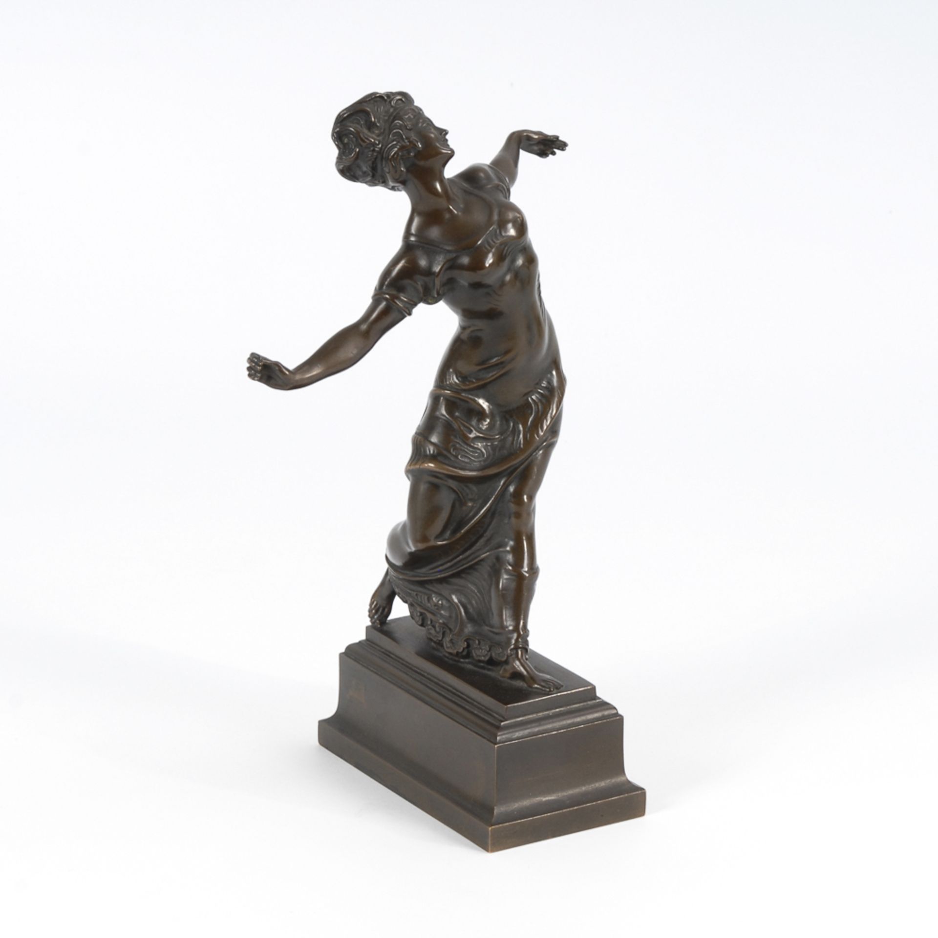 LIEBERMANN, Ferdinand: Tanzende junge Frau.Bronze patiniert, voll signiert, Gießermarke "Österr. - Bild 2 aus 5