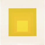 ALBERS, Josef - Ausstellungsplakat "Künstlerplakate aus den USA".Farbsiebdruck, Exemplar 22/50,