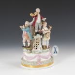 Musizierende Kinder, MEISSEN.Knaufschwerter, ab 1850-1918, 1. Wahl. Modell-Nr. B 60x, Entwurf 1767