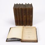 Kant, Immanuel: Sämmtliche Werke", 8 Bände (Band 4 fehlt).Leipzig 1867, bei Leopold Voss. In