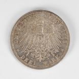 3 Mark Lübeck 1913."Freie und Hansestadt Lübeck. Zustand: ss.- - -18.00 % buyer's premium on the