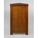 Biedermeier-Wäscheschrank.Wohl Österreich, um 1830. Kirschbaum furniert. 168 x 102 x 50,5 cm.