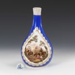 Vase mit Bataillemalerei, HELENA WOLFSOHN.Augustus-Rex-Marke, um 1880. Polychrom bemalt,