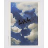 RICHTER, Gerhard: Postkarte "Wolken".Fotodruck, 2005, Stiftsignatur, 14,7 x 10,5 cm. Handsignierte