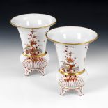 Paar Art-déco-Vasen, TEICHERT.Ungemarkt, unterseitig bezeichnet "1000 Jahre Meissen 929-1929". In