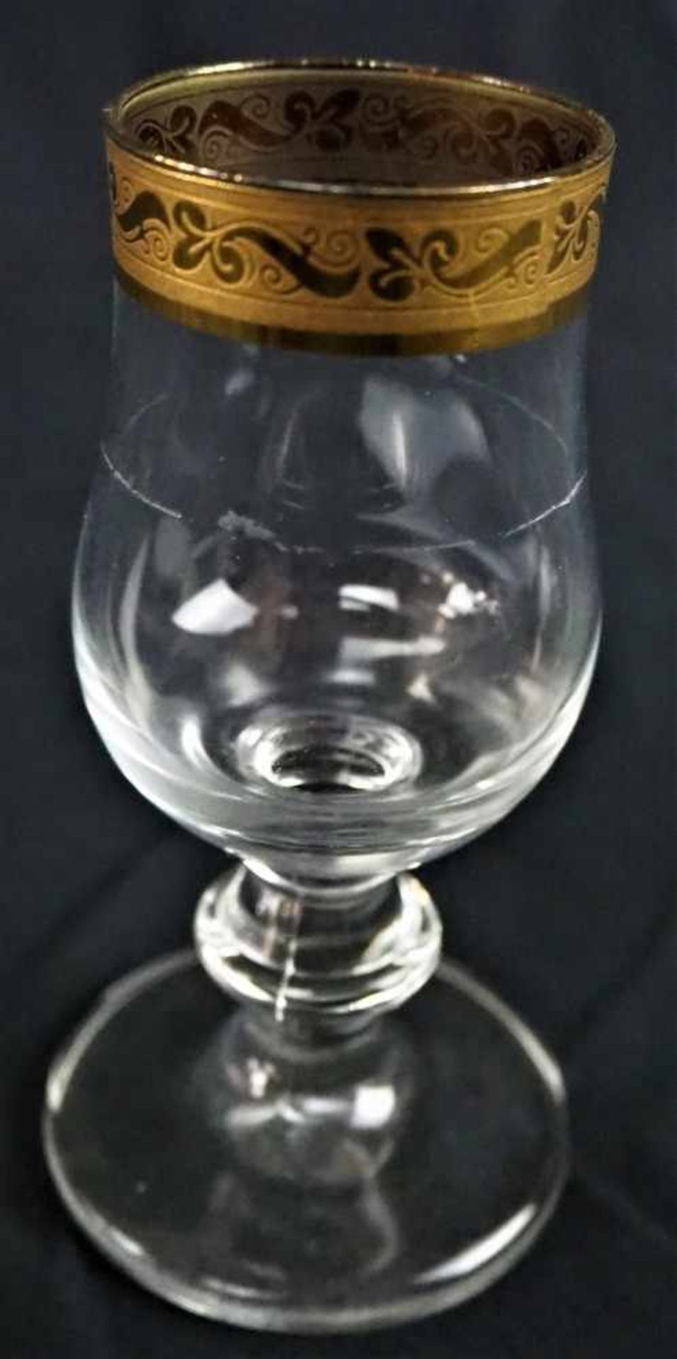 Konvolut Gebrauchsgläser mit Goldrand 25 tlg.24K VergoldetConvolute glassware with gold rim 25 pcs. - Bild 5 aus 6