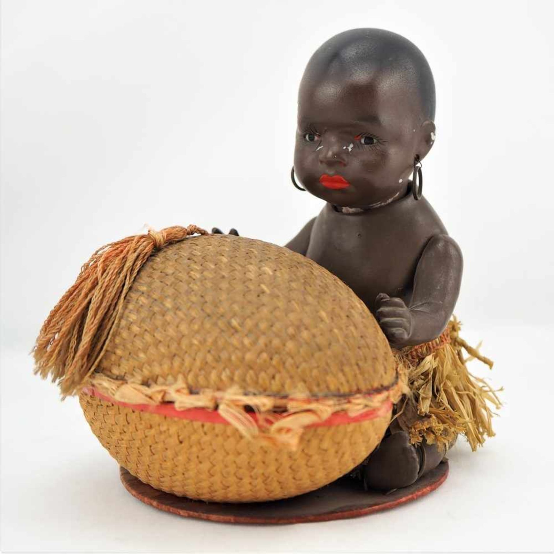 Baby Puppe, von Heubach KöppelsdorfSeltene Baby Puppe, sogenanntes "Neger Baby", von Heubach.