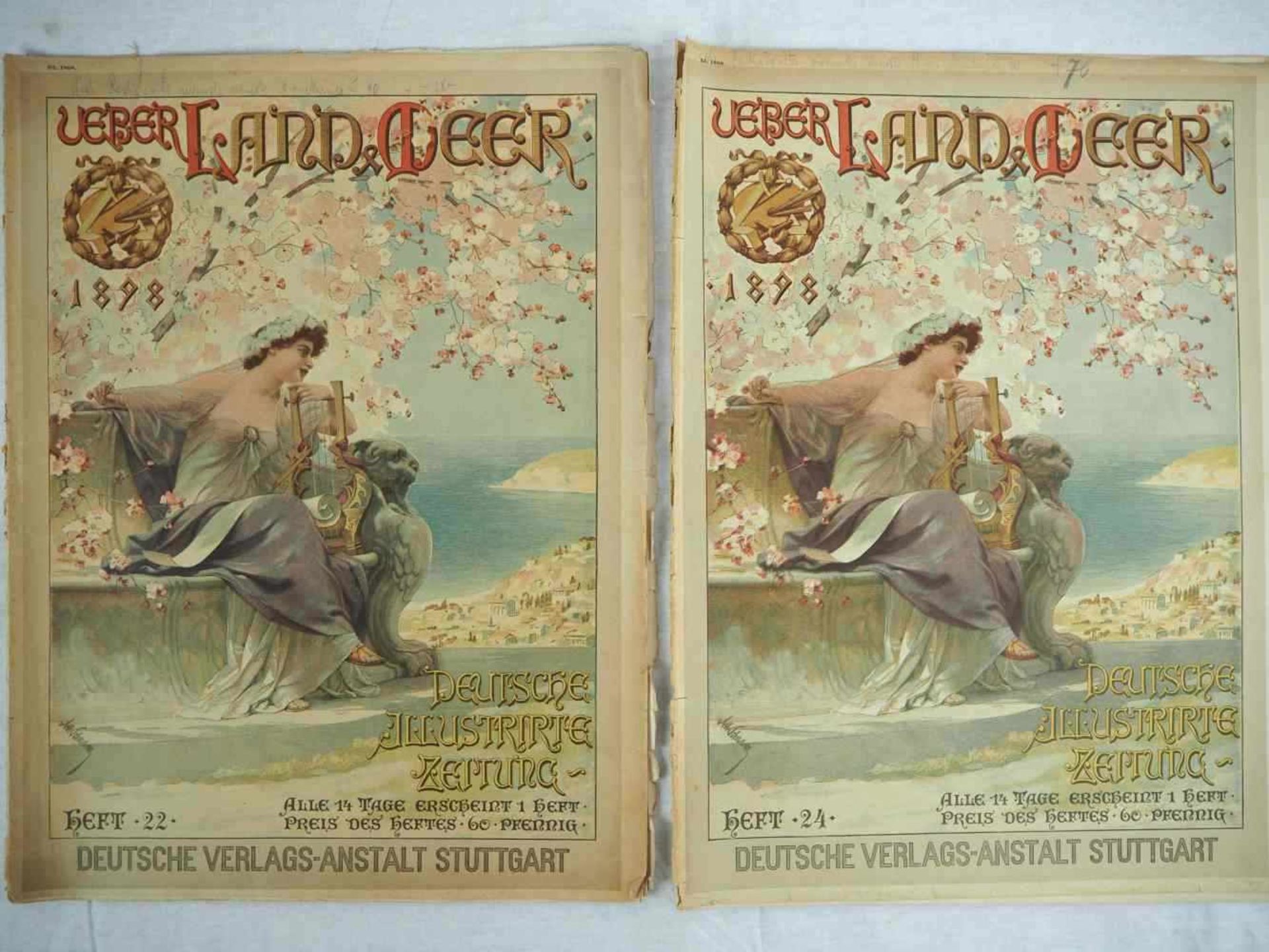 Konvolut Zeitschriften "Über Land und Meer"Insgesamt ca. 20 Zeitschriften "Über Land und Meer" von - Image 6 of 12