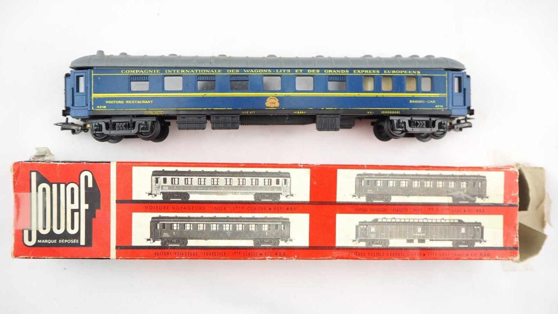 Konvolut Märklin Eisenbahnbestehend aus: 1x elektrische Lokomotive Nr.3051 in blau, OVP2x D-Zug - Bild 2 aus 5