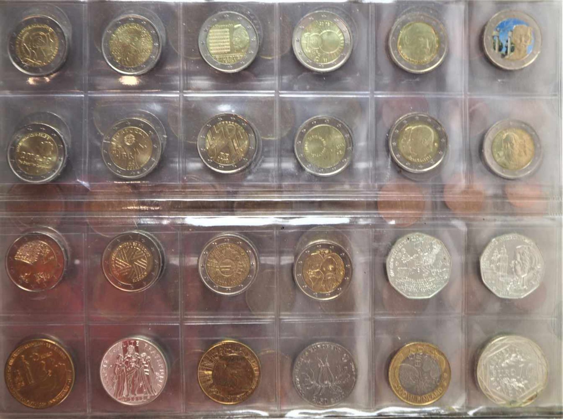 Konvolut umfangreiche Münzsammlung und Geldscheine, Reichsmark, DDR Mark, DM, internationale - Bild 12 aus 20