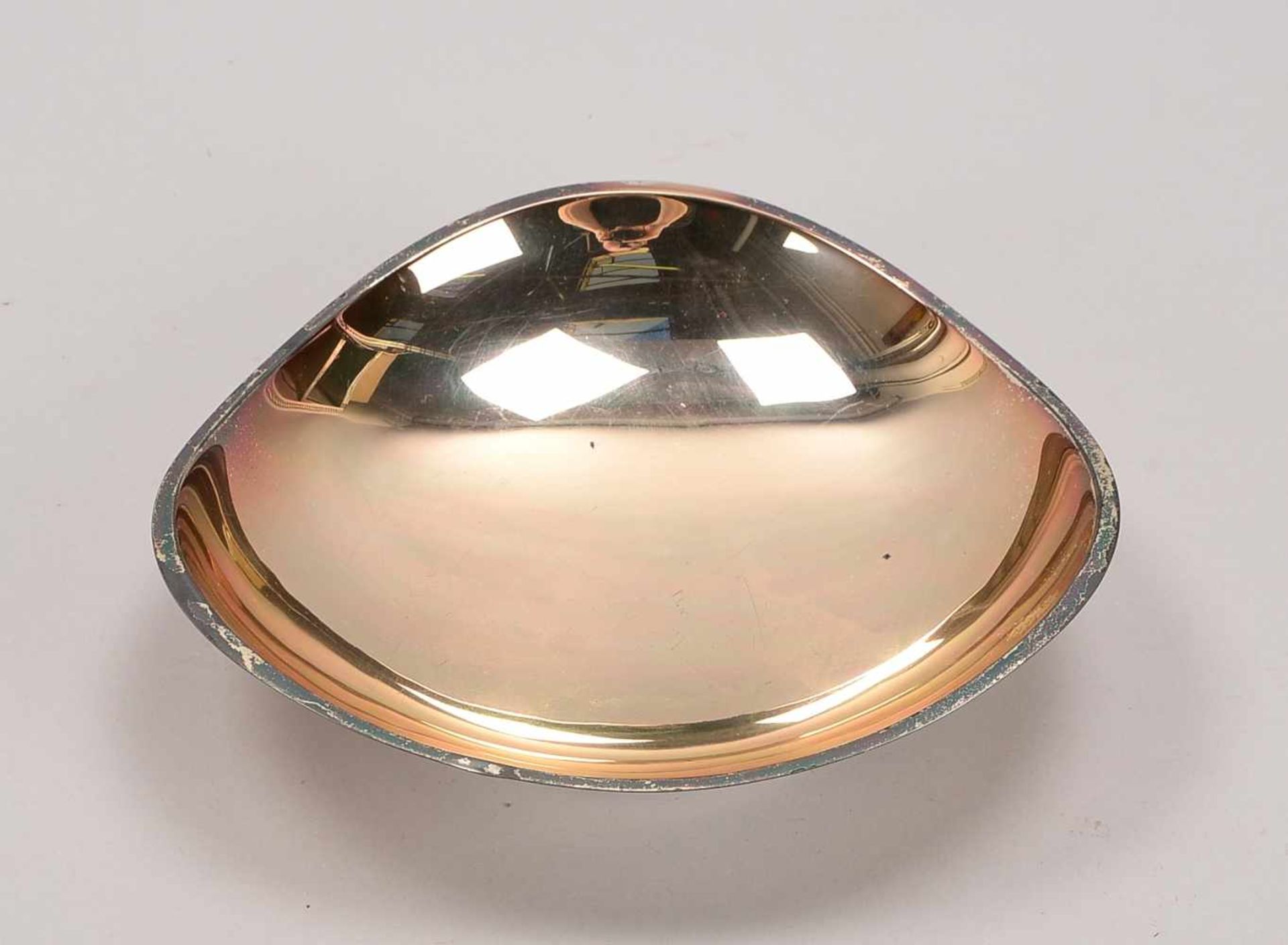 Wilkens, Schale, 835 Silber, mehrfach punziert, Schale auf rundem Stand; Höhe ca. 5,5 cm, - Bild 2 aus 2