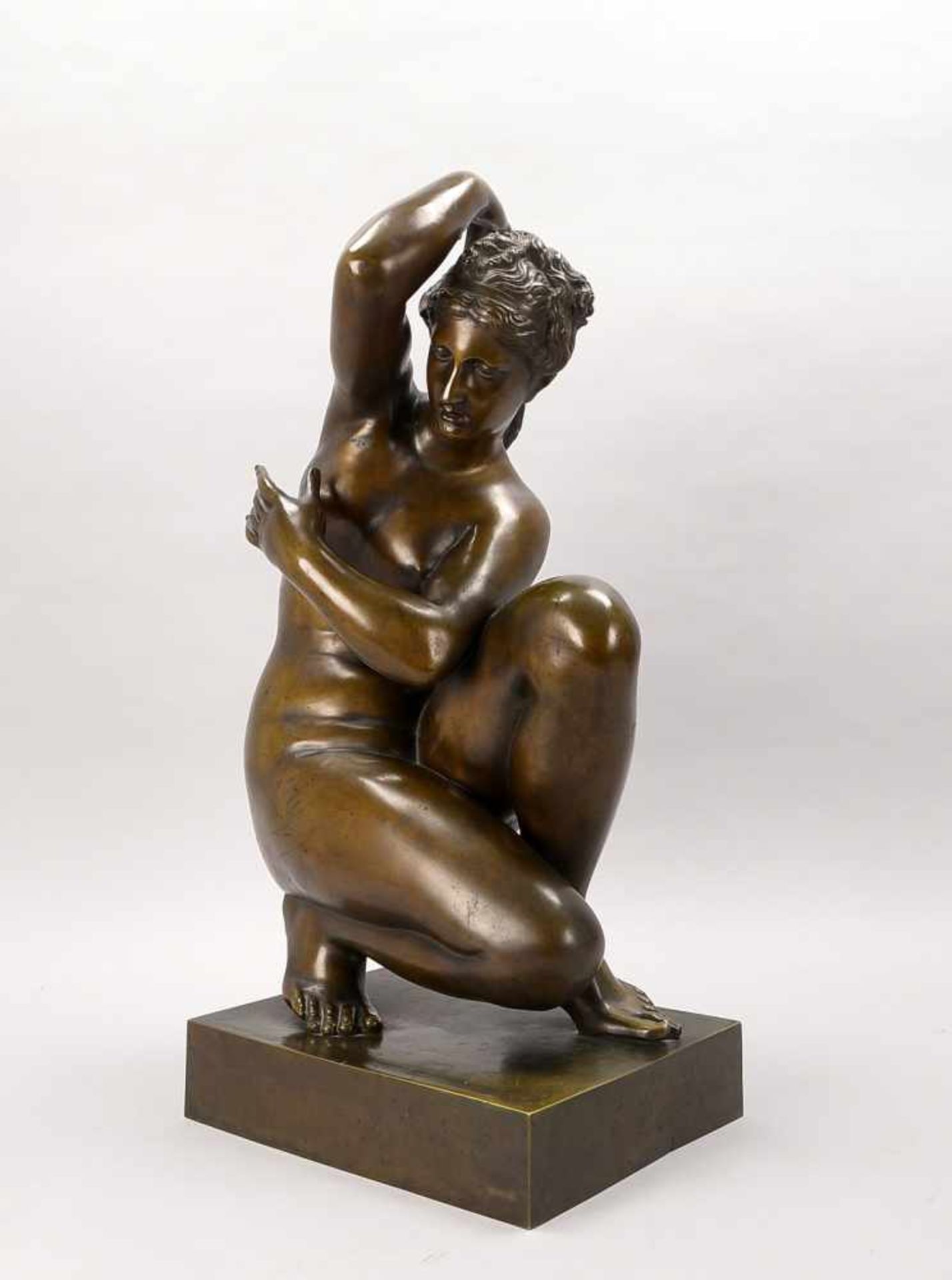 Große Bronzeskulptur (nach Antonio Canova, 1757 - 1822; italienischer Bildhauer des
