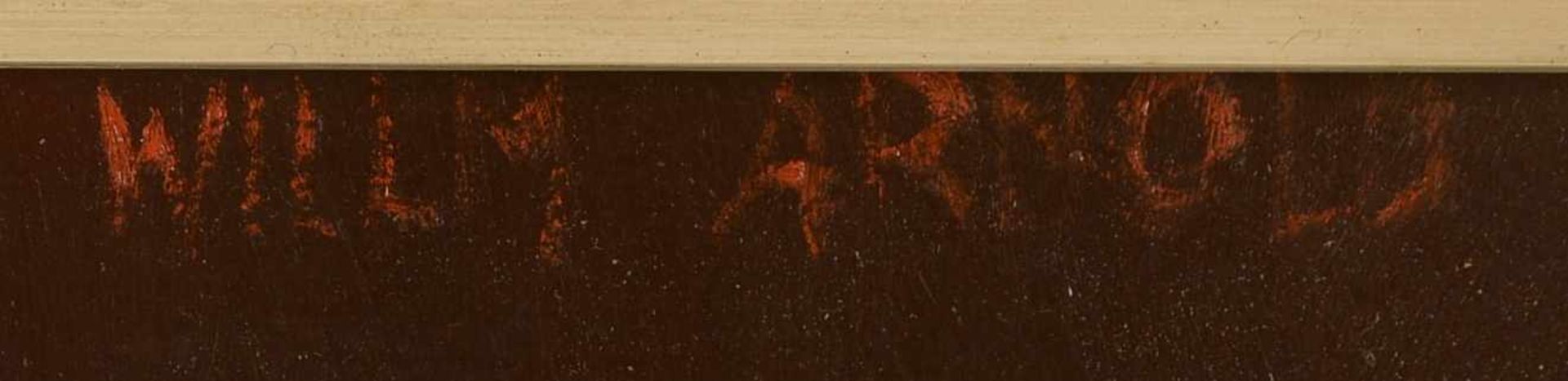 Arnold, Willem, 'Herrenportrait', Öl/Lw, auf Holz aufgezogen/gerahmt, oben rechts signiert; Bildmaße - Bild 2 aus 2