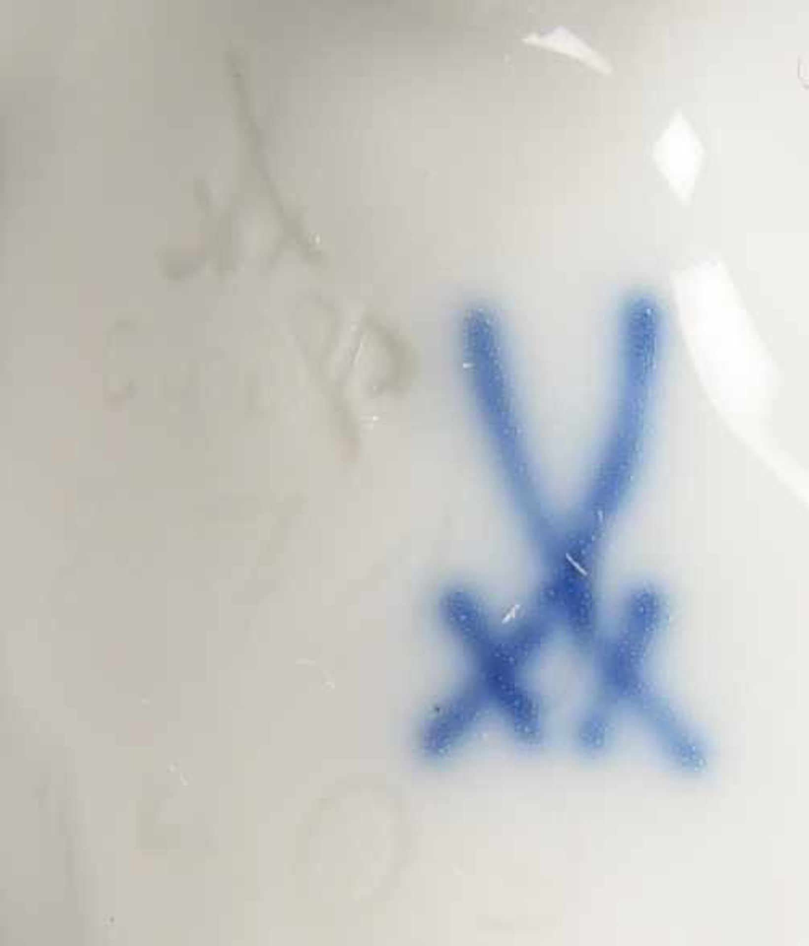 Meissen, 3 Porzellan-Tierfiguren, Weißporzellan, I. Wahl, jeweils mit Unterglasurmarke: 1x 'Junger - Bild 2 aus 2