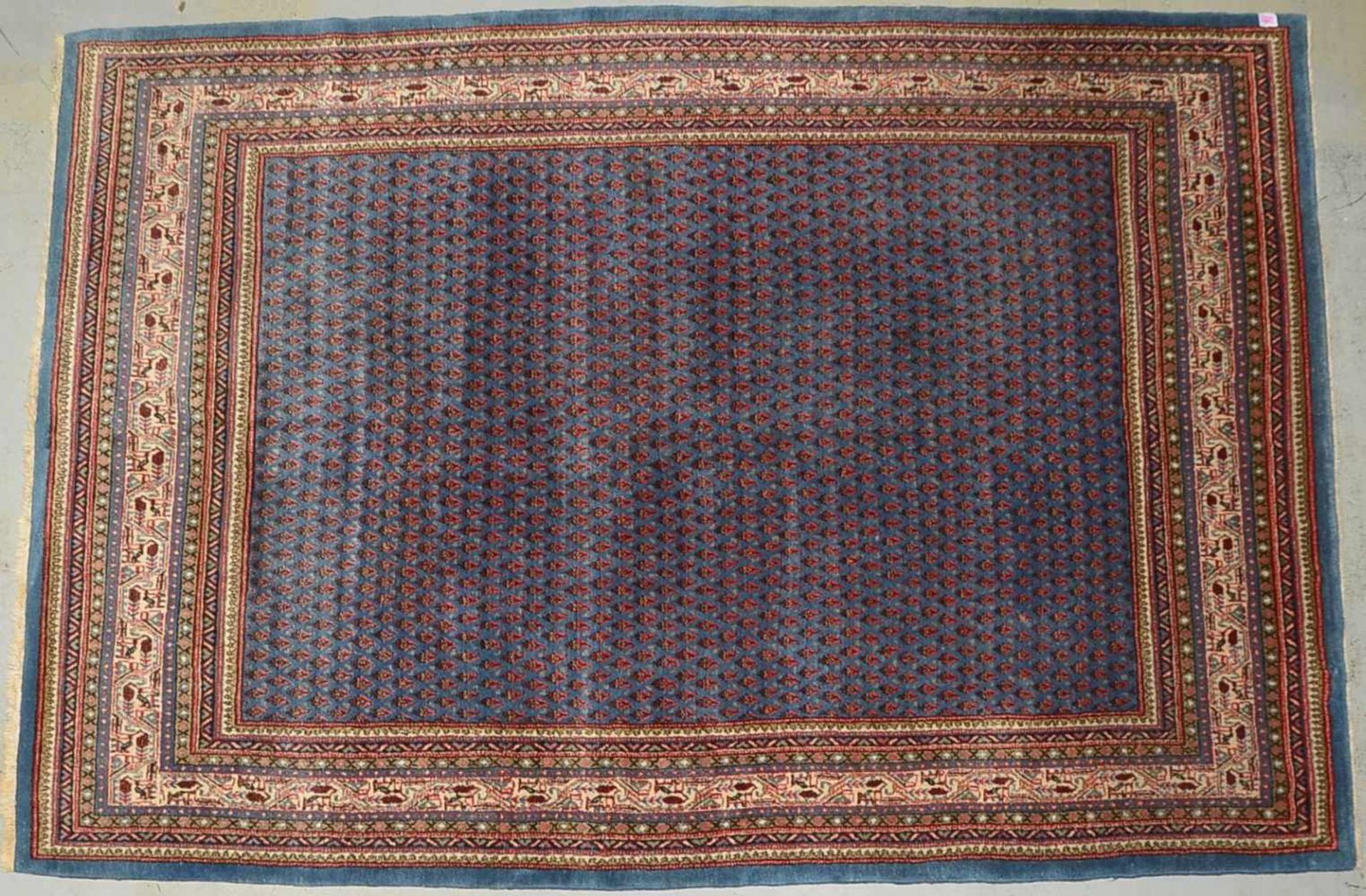 Sarough Mir-Orientteppich, guter hoher Flor, in gepflegtem Zustand; Maße 335 x 228 cm
